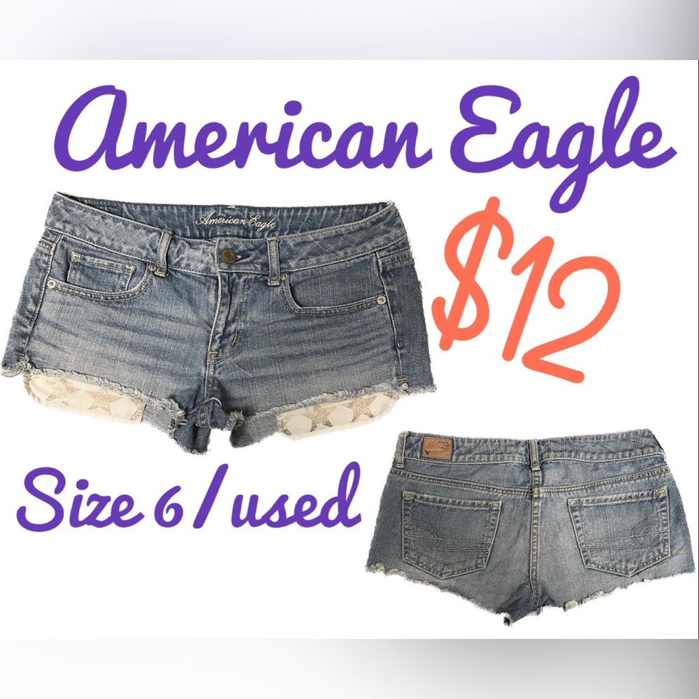 American Eagle size 6 woman’s Jean shorts